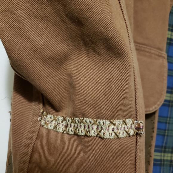 Woodshop Mullet Custom International Denim Work Jacket Visible Mending Style - Picture 5 of 15